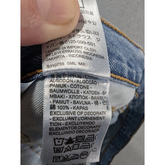 Leivs 517 Jeans Mens Size 38x32 Blue Classic Boot Faded Whiskers 100% Cotton - Picture 12 of 13